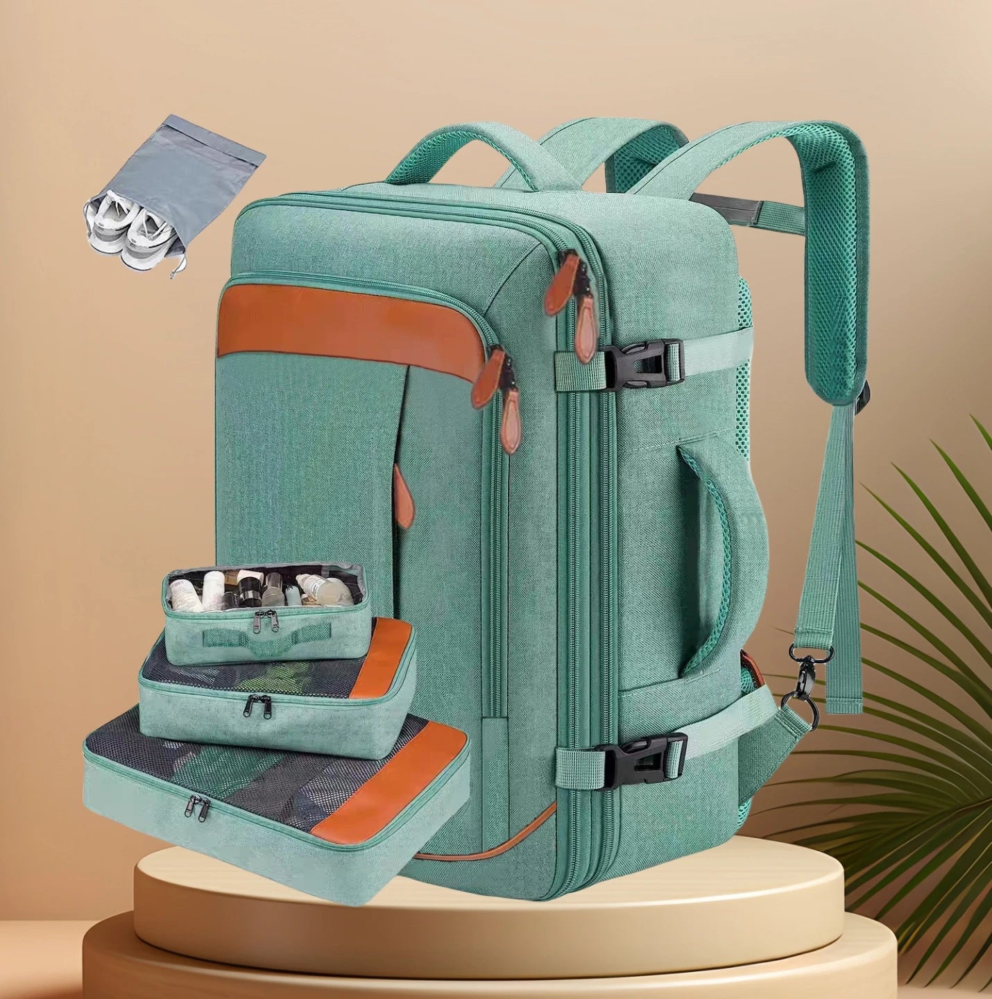 CFUN YA Luxury Multifunction Backpack Men Women Large 16 Laptop Bagpack Unisex Business Travel knapsack Backbag Mochila Bookbag