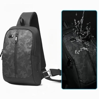 CFUN YA Luxury Multifunction Chest Bag Outdoor CamoShoulder Bag Climbing Men's Sling Backpack Students Travel Fanny Bagpack
