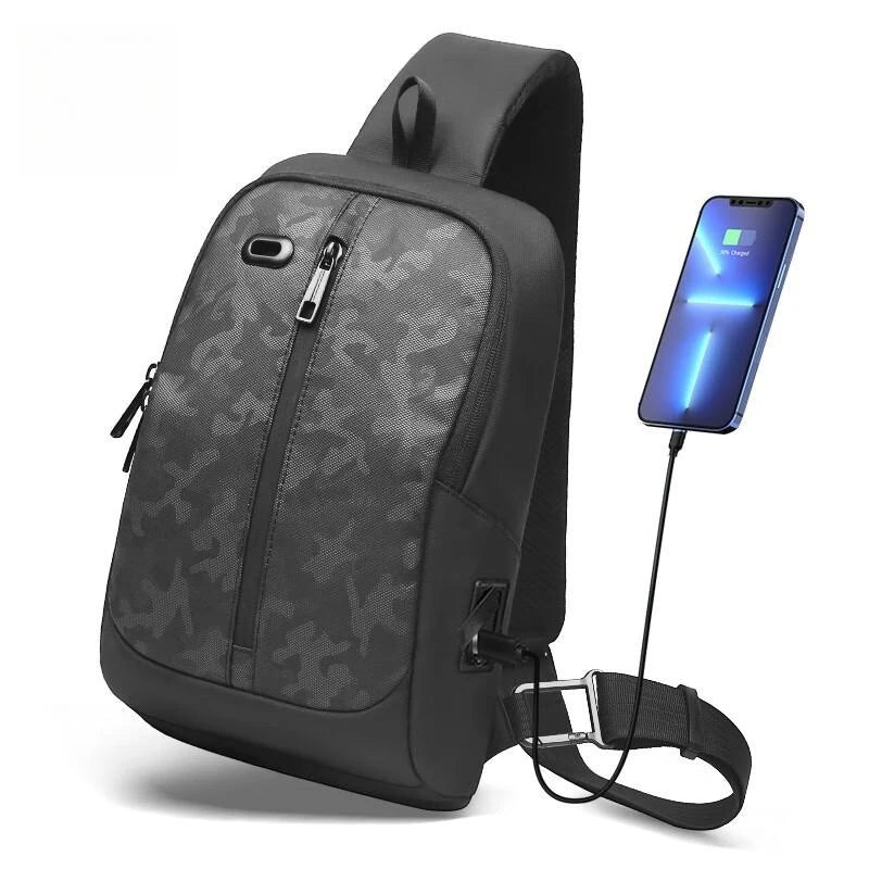 CFUN YA Luxury Multifunction Chest Bag Outdoor CamoShoulder Bag Climbing Men's Sling Backpack Students Travel Fanny Bagpack