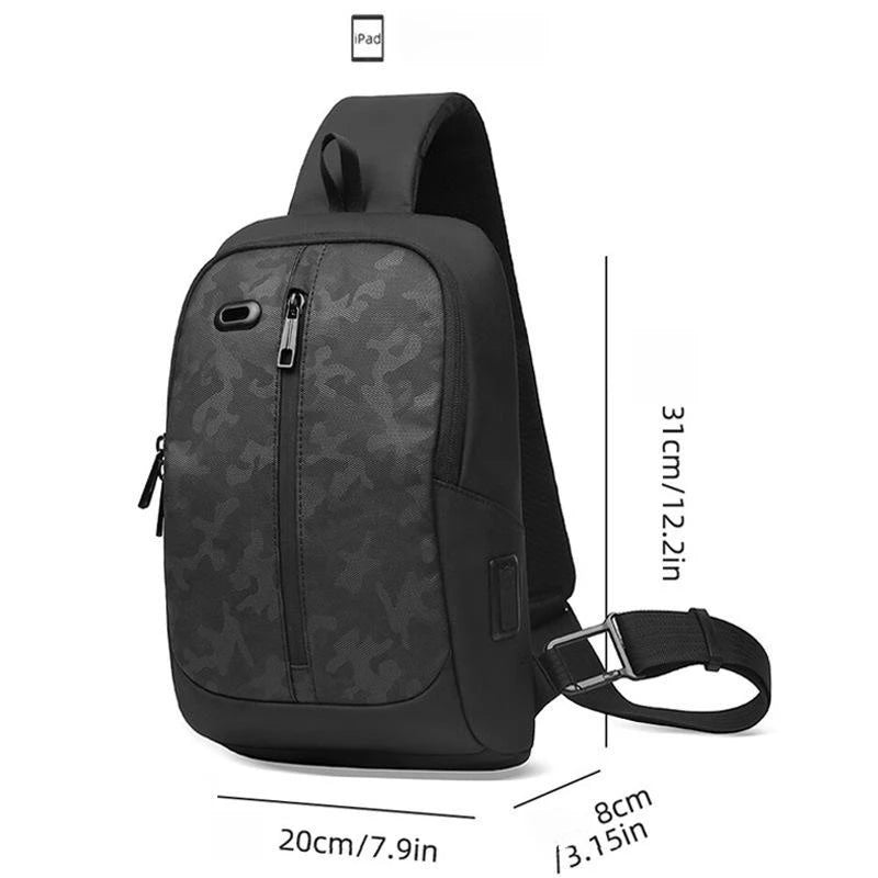 CFUN YA Luxury Multifunction Chest Bag Outdoor CamoShoulder Bag Climbing Men's Sling Backpack Students Travel Fanny Bagpack