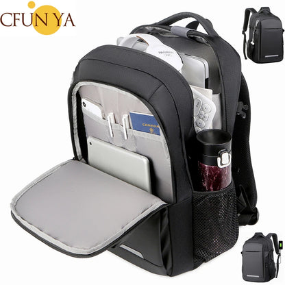 CFUN YA Luxury New Anti-theft Backpack Bag 15.6 Inch Laptop Backpacks Men Mochila Male Waterproof Back Pack Rucksack School Bags