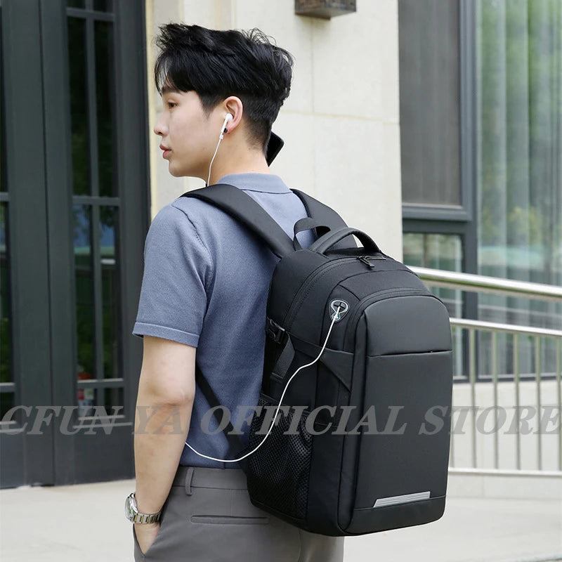 CFUN YA Luxury New Anti-theft Backpack Bag 15.6 Inch Laptop Backpacks Men Mochila Male Waterproof Back Pack Rucksack School Bags