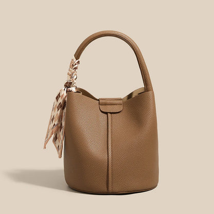 CFUN YA Luxury New Women Bucket Bag Pu Leather Female Shoulder Crossbody Bags Travel Business Handbag Bolsos Sac De Luxe f