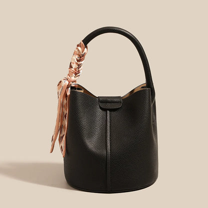 CFUN YA Luxury New Women Bucket Bag Pu Leather Female Shoulder Crossbody Bags Travel Business Handbag Bolsos Sac De Luxe f