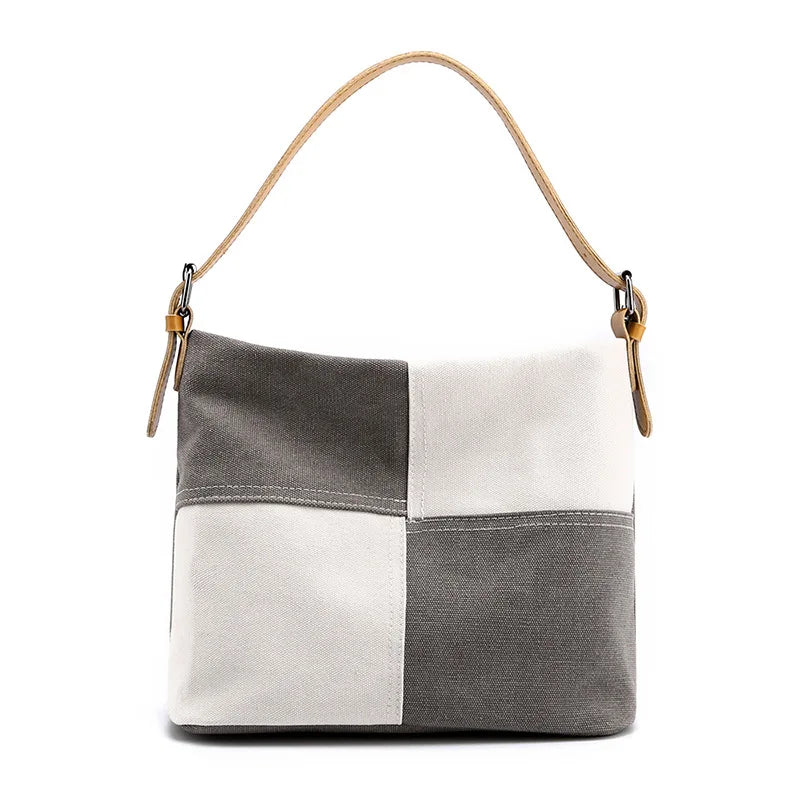 CFUN YA Luxury New Women Shoulder Bag Canvas Tote Bag Large Patchwork Female Crossbody Travel Pack Messenger Pack Handbag  Sac