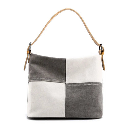 CFUN YA Luxury New Women Shoulder Bag Canvas Tote Bag Large Patchwork Female Crossbody Travel Pack Messenger Pack Handbag  Sac