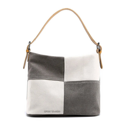 CFUN YA Luxury New Women Shoulder Bag Canvas Tote Bag Large Patchwork Female Crossbody Travel Pack Messenger Pack Handbag  Sac