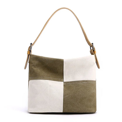 CFUN YA Luxury New Women Shoulder Bag Canvas Tote Bag Large Patchwork Female Crossbody Travel Pack Messenger Pack Handbag  Sac