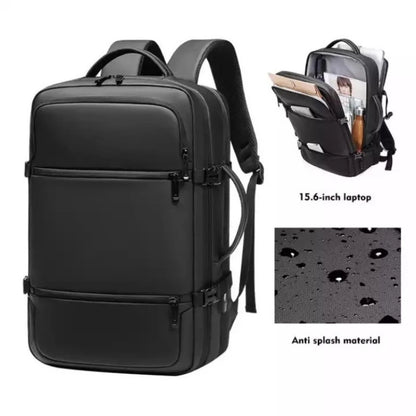 CFUN YA Luxury Quality Business Backpack For Men Women Waterproof 16" Computer Bag USB Male Travel Rucksack Students Schoolbag