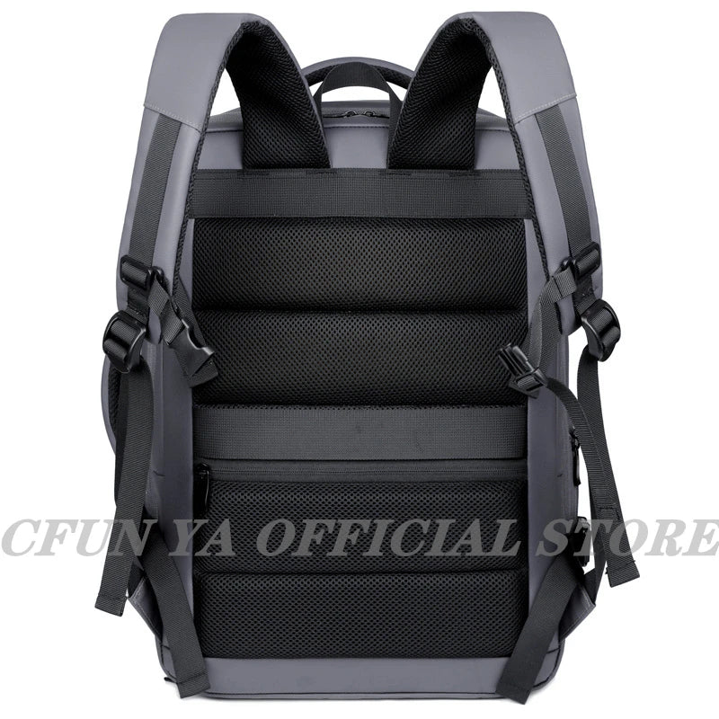 CFUN YA Luxury Scalable Large Backpack 15.6/ 17 Inch Laptop Bag Backpacks Men Business Bagpack Schoolbag Travel Notebook Packs
