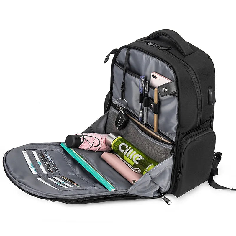 CFUN YA Luxury Tactical Backpack For Men Women 15.6 Inch Laptop Backpacks Outdoor Sports Knapsack Anti-Theft Bagpack Students