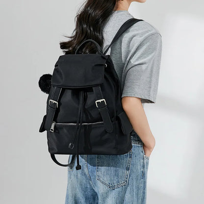 CFUN YA Luxury Trend Black Backpack Women Korean Female Shoulder Bag Multifunction Lady Rucksack Travel Bagpack Schoolbag Girls