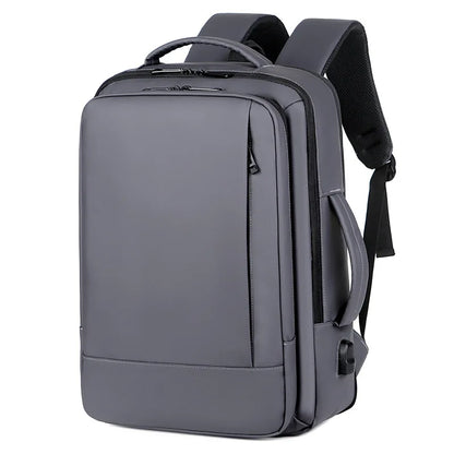 CFUN YA Luxury USB Backpack Men's Business Shoulder Bag Waterproof Expansion 15.6 Computer Bag Purpose College Student Schoolbag