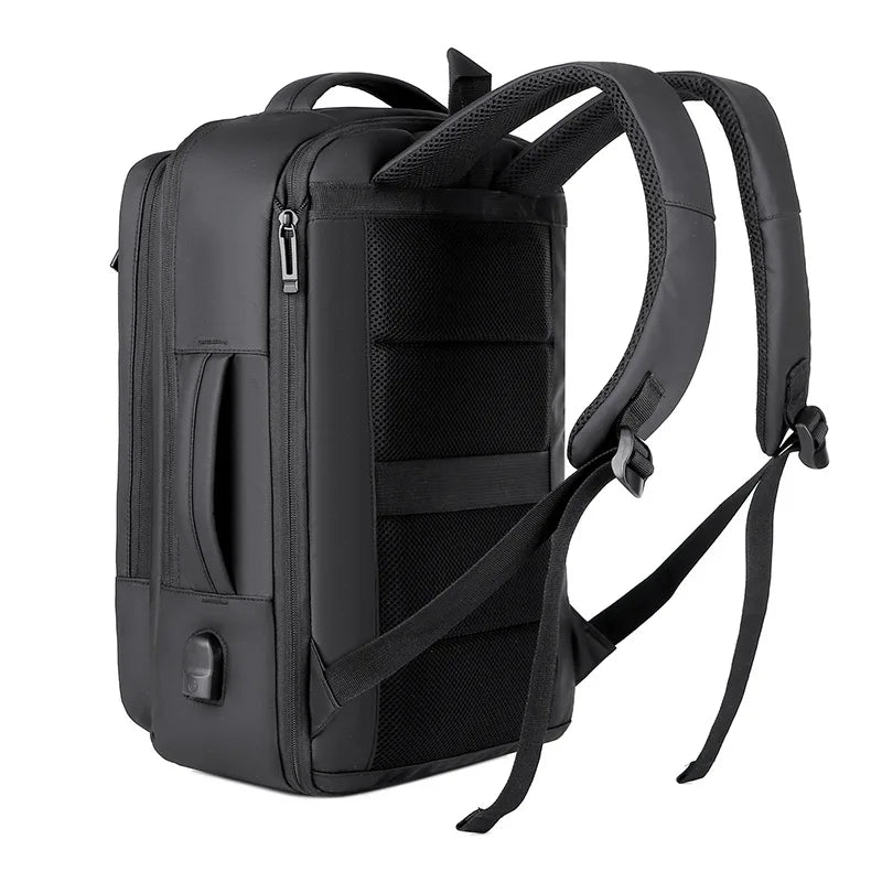 CFUN YA Luxury USB Backpack Men's Business Shoulder Bag Waterproof Expansion 15.6 Computer Bag Purpose College Student Schoolbag