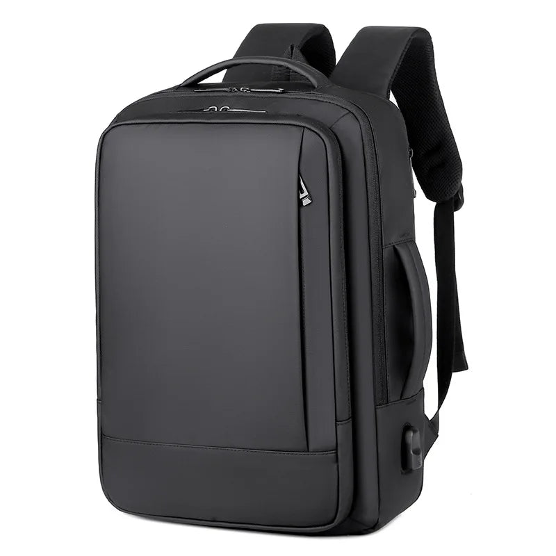 CFUN YA Luxury USB Backpack Men's Business Shoulder Bag Waterproof Expansion 15.6 Computer Bag Purpose College Student Schoolbag