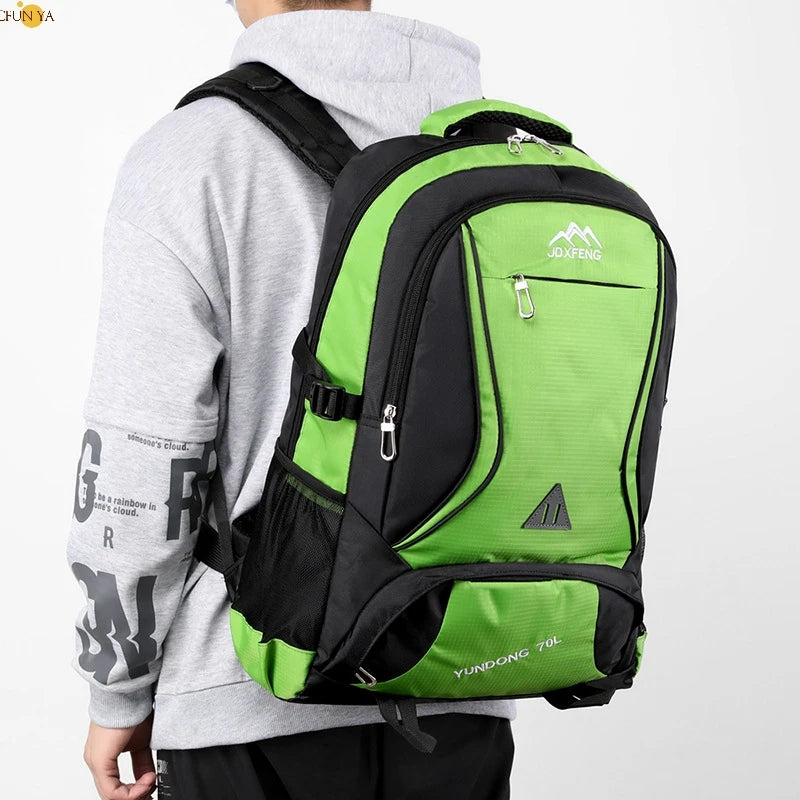 CFUN YA Men BackpacWomen Bag Waterproof Outdoor Travel Backpack Ladies Hiking Camping Mountaineering Bag Youth Sports Bagpack