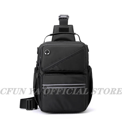 CFUN YA New 2023 Multifunction Men's Chest Bag Outdoor Sport Male Shoulder Crossbody Bags Students Backpack Messenger Handbag