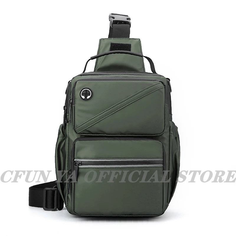 CFUN YA New 2023 Multifunction Men's Chest Bag Outdoor Sport Male Shoulder Crossbody Bags Students Backpack Messenger Handbag
