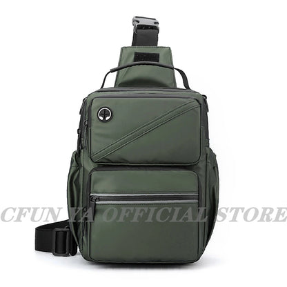 CFUN YA New 2023 Multifunction Men's Chest Bag Outdoor Sport Male Shoulder Crossbody Bags Students Backpack Messenger Handbag