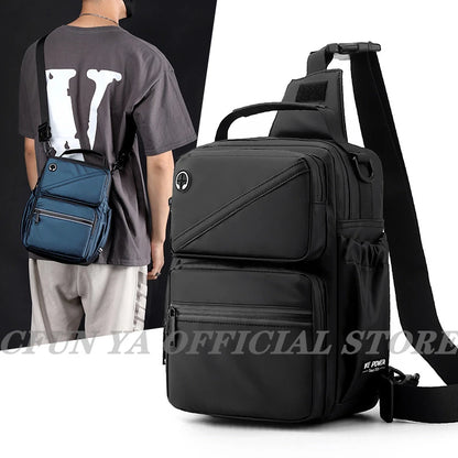 CFUN YA New 2023 Multifunction Men's Chest Bag Outdoor Sport Male Shoulder Crossbody Bags Students Backpack Messenger Handbag