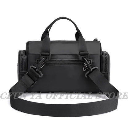 CFUN YA New 2023 Nylon Men Causal Handbag Outdoor Sport Waist Pack Male Shoulder Crossbody Bag Business Messenger Handle Bags
