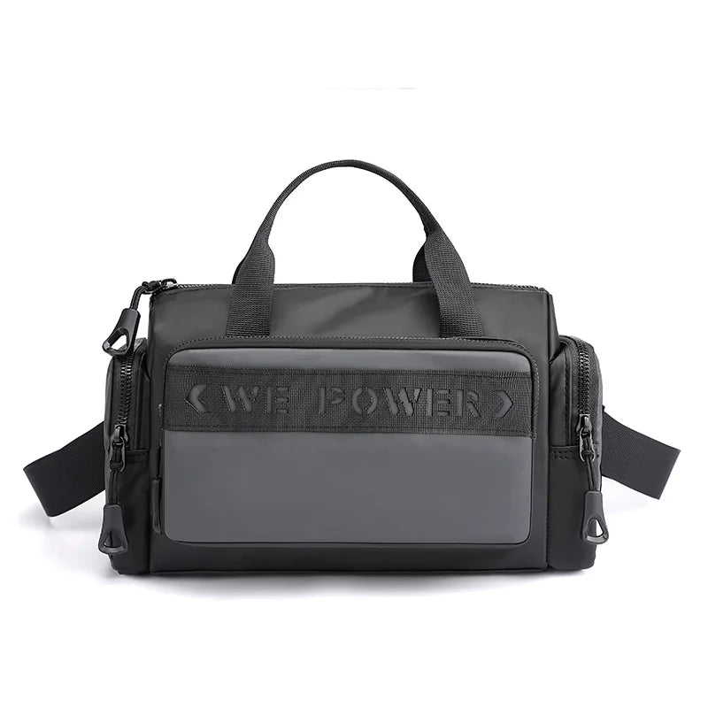 CFUN YA New 2023 Nylon Men Causal Handbag Outdoor Sport Waist Pack Male Shoulder Crossbody Bag Business Messenger Handle Bags