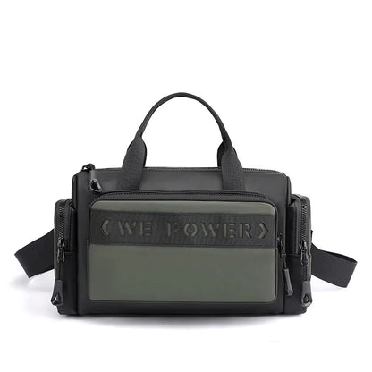 CFUN YA New 2023 Nylon Men Causal Handbag Outdoor Sport Waist Pack Male Shoulder Crossbody Bag Business Messenger Handle Bags