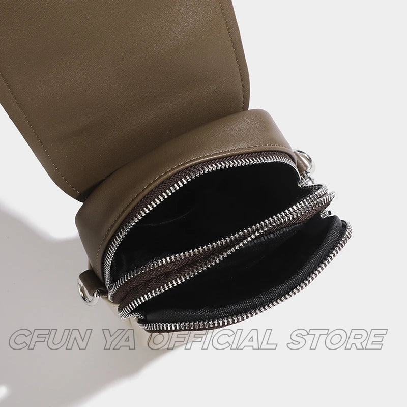 CFUN YA New 2024 Fashion Small Bag For Women Summer Trend Pu Mini Bucket Bags Teen Girl Cross Shoulder Handbag Necessaire Bolsas