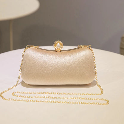 CFUN YA New 2024 Fashion Women Evening Party Bag Chain Female Shoulder Crossbody Bag Prom Formal Handle Bag Bride Wedding Bags
