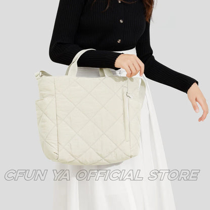 CFUN YA New 2024 Women Handbag Large Capacity Female Shoulder Cross Bag Travel Lady Tote Bags Bolsas Femininas Top Handle Bag