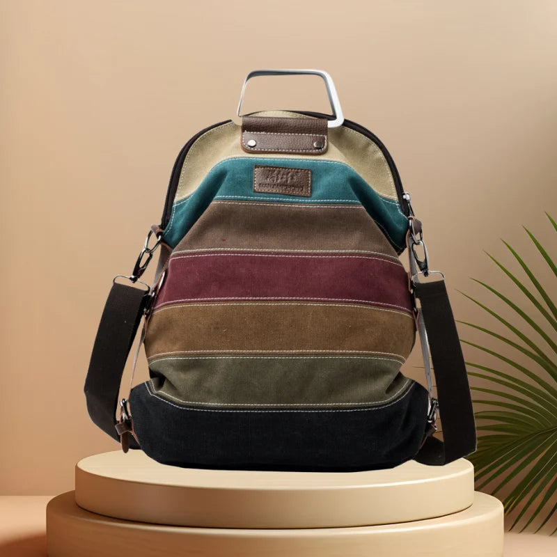 CFUN YA New Canvas Bag For Women Large Capacity Multifunction Female Backpack Lady Shoulder Cross Bag Causal Mummy Handbag Bolsa