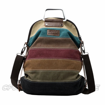 CFUN YA New Canvas Bag For Women Large Capacity Multifunction Female Backpack Lady Shoulder Cross Bag Causal Mummy Handbag Bolsa