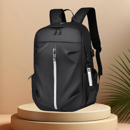 CFUN YA New College Students Schoolbag 15.6 Notebook Backpack USB Earphone Port Travel Bagpack Causal Women Men Bag Pack Mochila