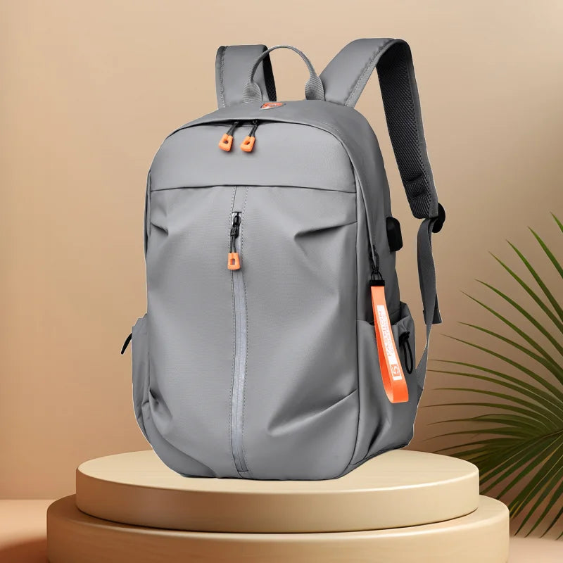 CFUN YA New College Students Schoolbag 15.6 Notebook Backpack USB Earphone Port Travel Bagpack Causal Women Men Bag Pack Mochila