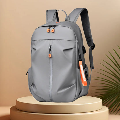 CFUN YA New College Students Schoolbag 15.6 Notebook Backpack USB Earphone Port Travel Bagpack Causal Women Men Bag Pack Mochila