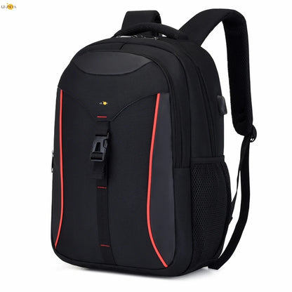 CFUN YA New Design Men's Backpack Large 15.6 Computer Bag Pack USB Charge Travel Rucksack Teenager Schoolbag Students Bookbag