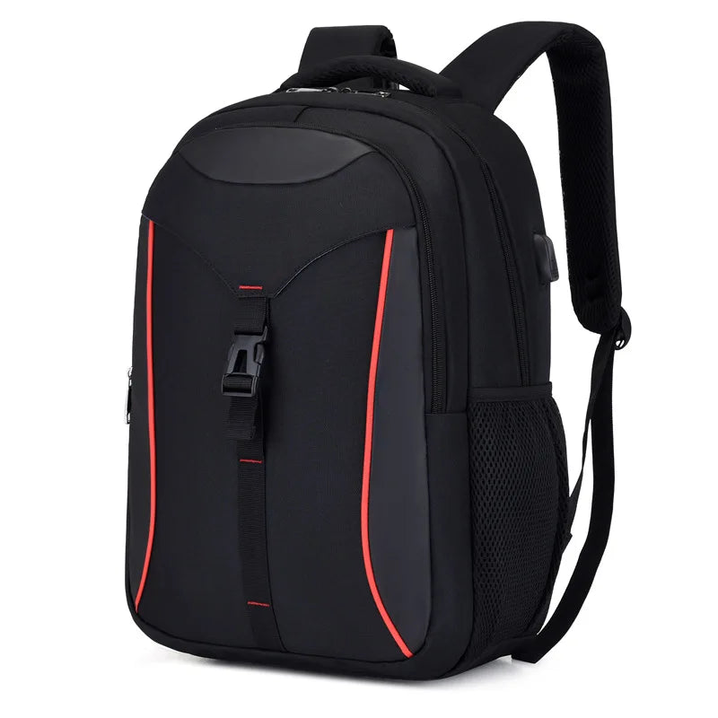 CFUN YA New Design Men's Backpack Large 15.6 Computer Bag Pack USB Charge Travel Rucksack Teenager Schoolbag Students Bookbag