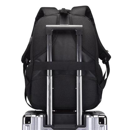 CFUN YA New Design Men's Backpack Large 15.6 Computer Bag Pack USB Charge Travel Rucksack Teenager Schoolbag Students Bookbag