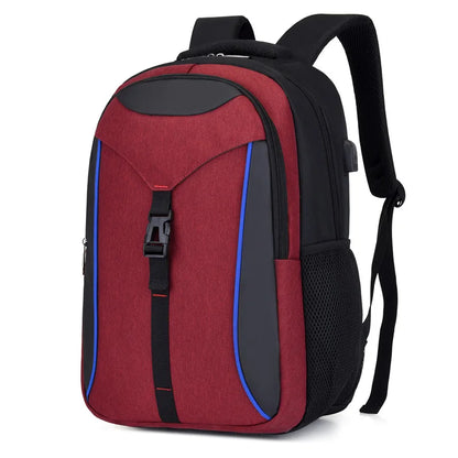 CFUN YA New Design Men's Backpack Large 15.6 Computer Bag Pack USB Charge Travel Rucksack Teenager Schoolbag Students Bookbag
