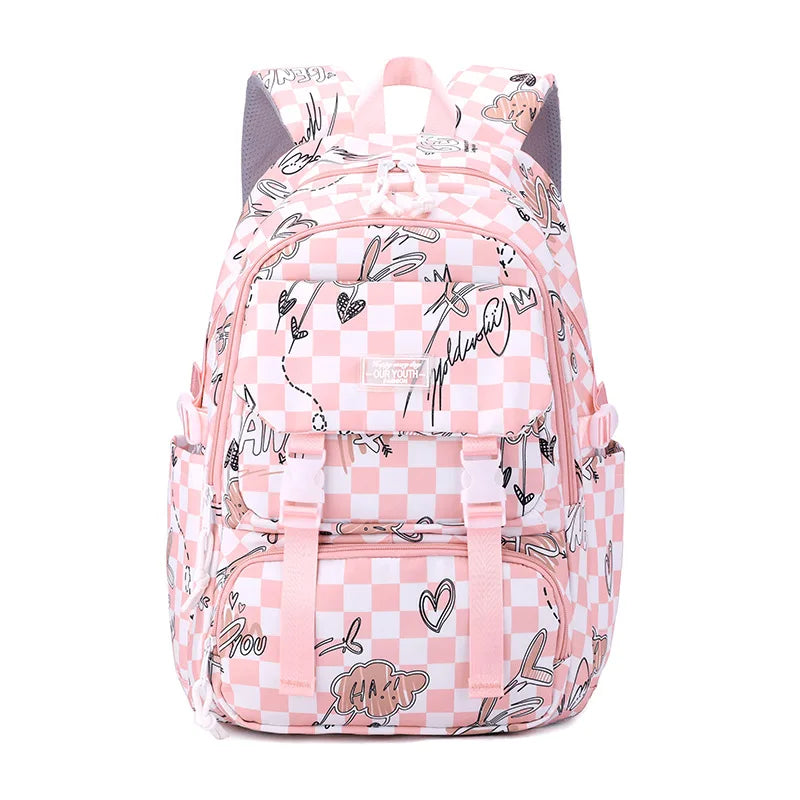 CFUN YA New Design Student Backpack 15.6 Laptop Bookbag Girls Children Women School Bag Bookbag  Mochila Infantil Menina 2024