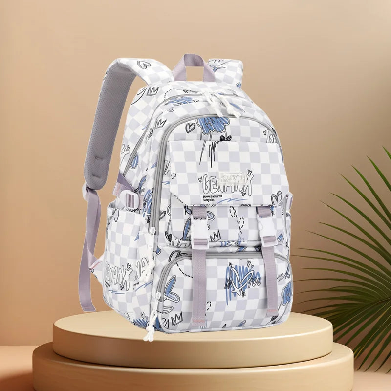 CFUN YA New Design Student Backpack 15.6 Laptop Bookbag Girls Children Women School Bag Bookbag  Mochila Infantil Menina 2024