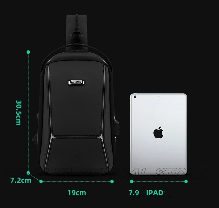 CFUN YA New Fashion Hard Shell Chest Bag For Men Women Outdoor Male Cross Bag Multifunction Sling Shoulder Bags сумка мужская