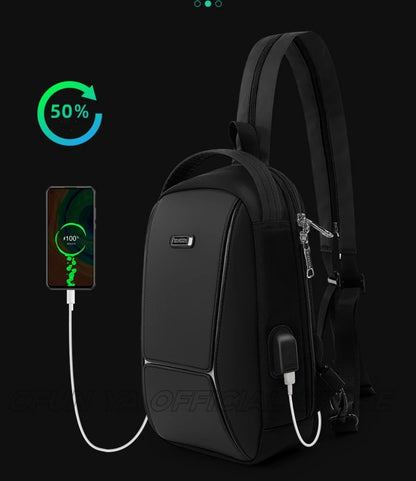 CFUN YA New Fashion Hard Shell Chest Bag For Men Women Outdoor Male Cross Bag Multifunction Sling Shoulder Bags сумка мужская