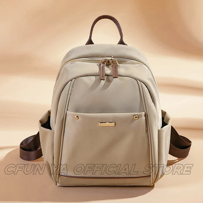 CFUN YA New Fashion Luxury Students Schoolbag High Quality Women Backpack Female Travel Bag Pack Anti-Theft Rucksack Mochilas