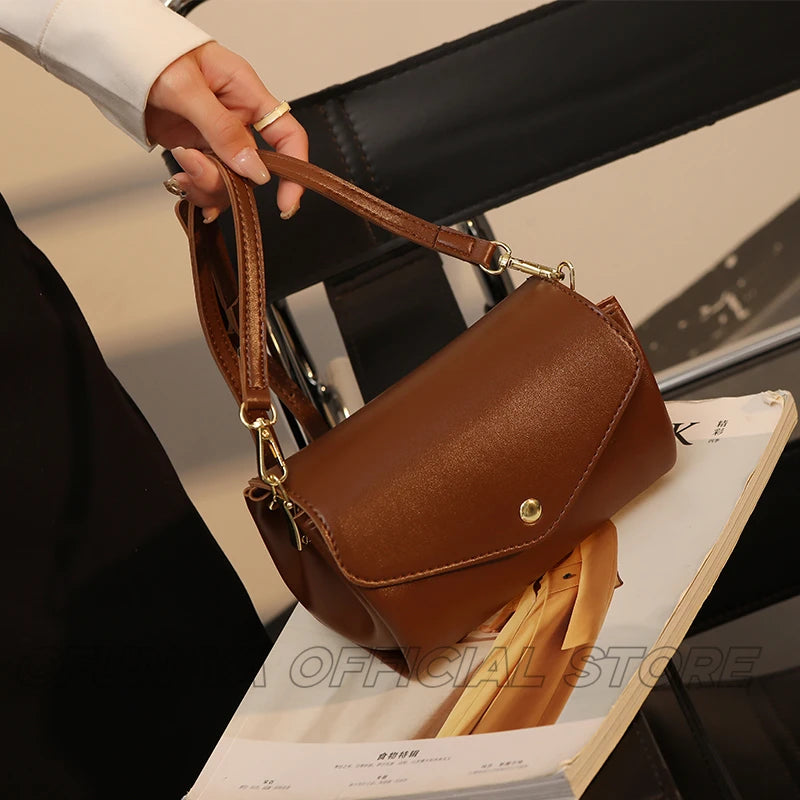 CFUN YA New Fashion One Shoulder Bag For Women Leather Small Square Cross Bag Teen College Handbag Clutch Pack Bolsas Femininas