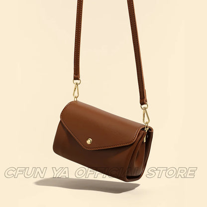 CFUN YA New Fashion One Shoulder Bag For Women Leather Small Square Cross Bag Teen College Handbag Clutch Pack Bolsas Femininas