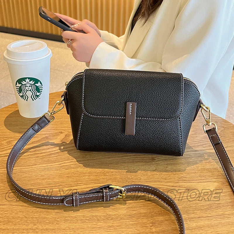 CFUN YA New Fashion Small Shell Bag 2024 Summer Trend Mini Square Shoulder Bag Causal Commuter Crossbody Handbag Phone Purse