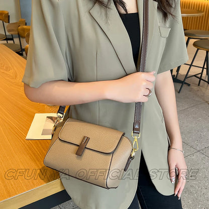 CFUN YA New Fashion Small Shell Bag 2024 Summer Trend Mini Square Shoulder Bag Causal Commuter Crossbody Handbag Phone Purse