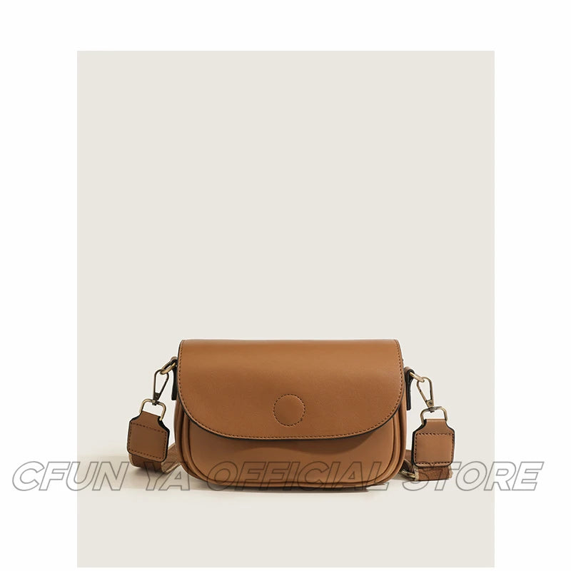 CFUN YA New Fashion Small Shoulder Crossbody Bag Scatch Pu Leather Teen Girls Handbag Phone Bag Wallet Causal Messenger Pack