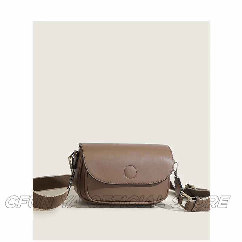 CFUN YA New Fashion Small Shoulder Crossbody Bag Scatch Pu Leather Teen Girls Handbag Phone Bag Wallet Causal Messenger Pack